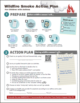 Guide for preparing for wildfire smoke season